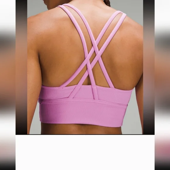 lululemon - lululemon ルルレモン Energy Bra LL Ribbed Lululemon Energy Bra Long Line Ribbed *Medium Support, B–D